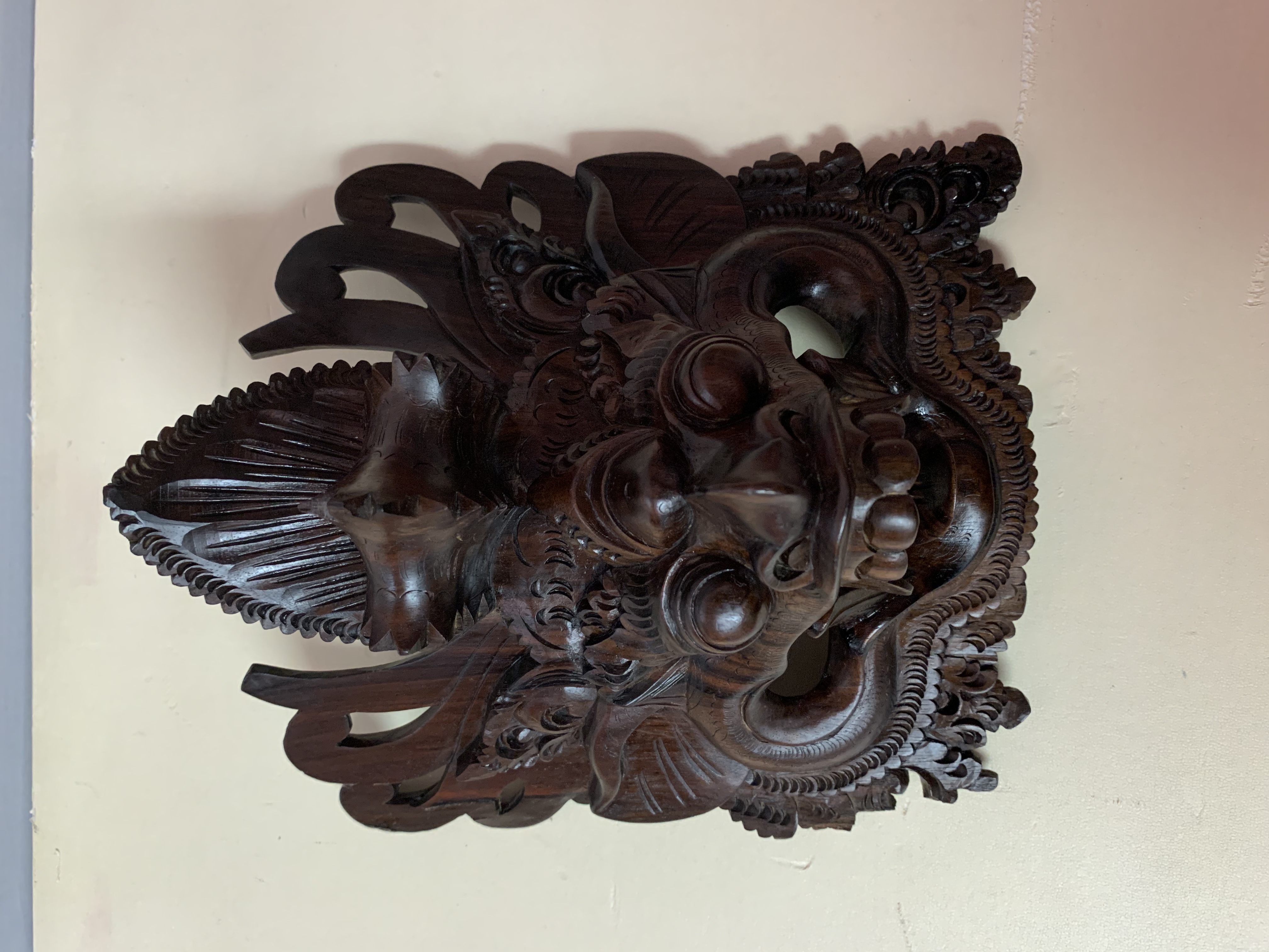 Dragon mask all hanging 