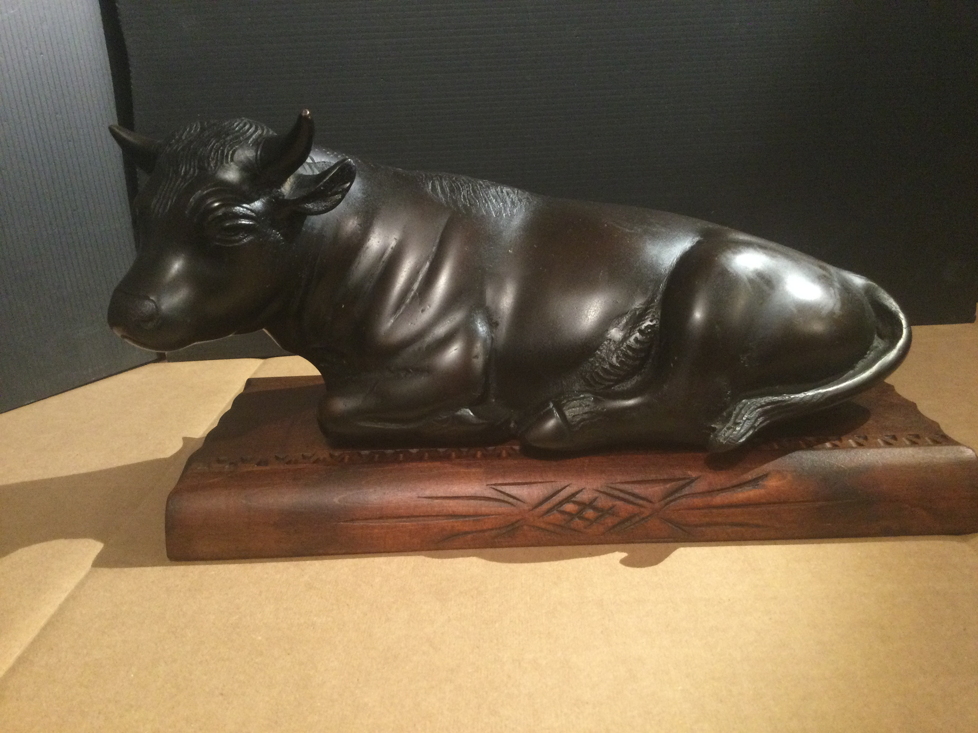 Ox at rest bronze 