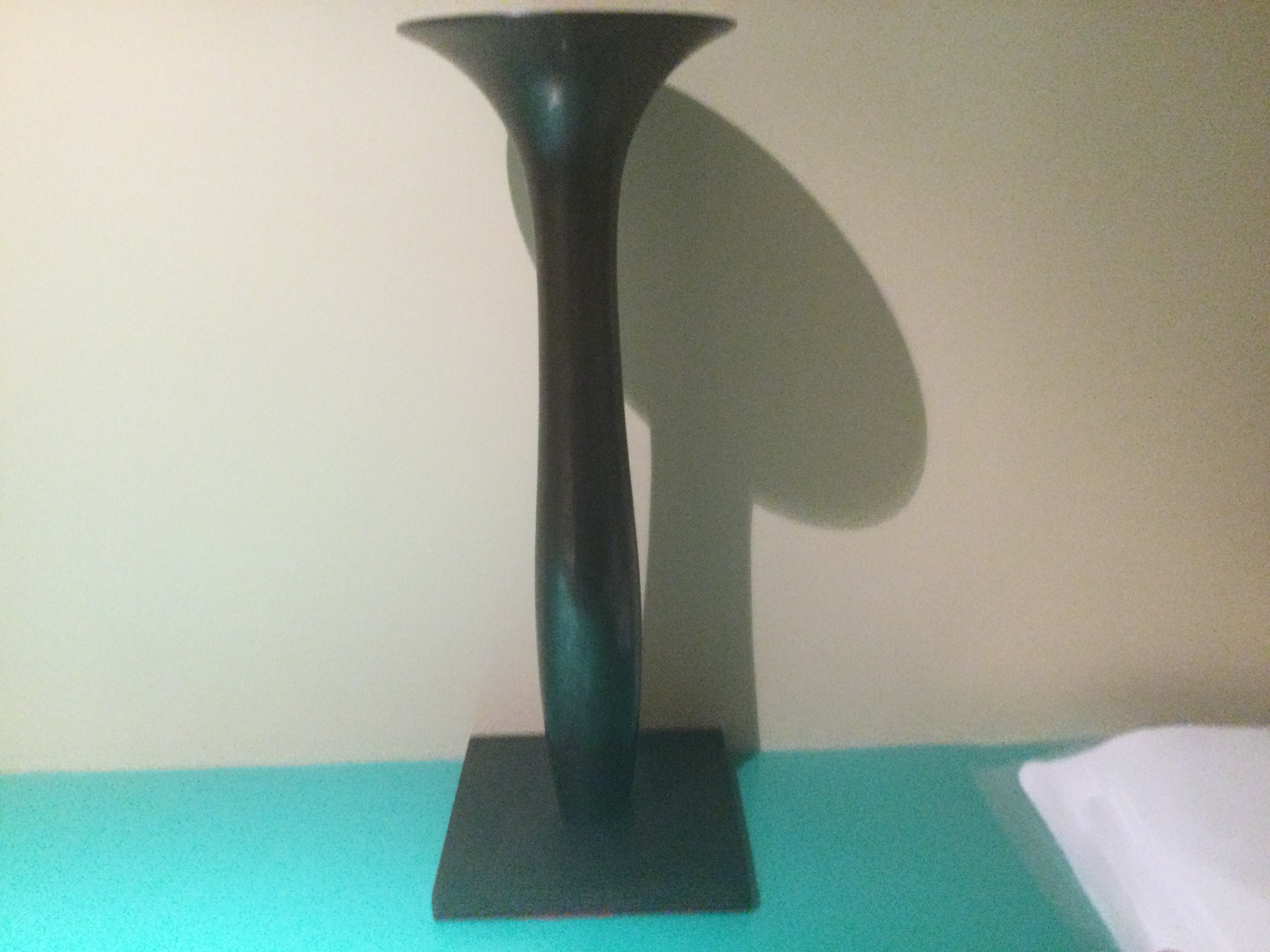 Bronze trumpet vase
