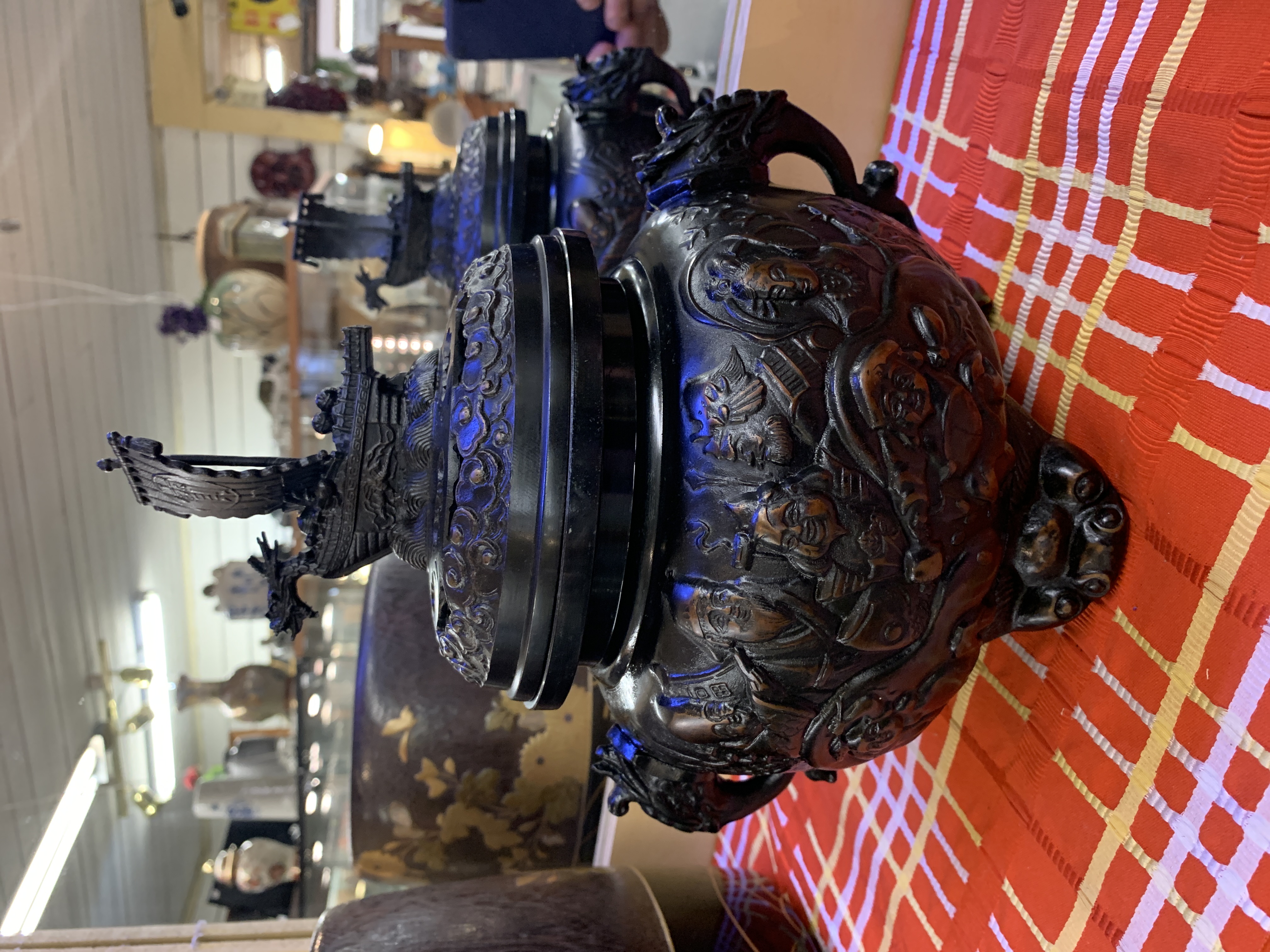Large Japanese sensor/incense burner 