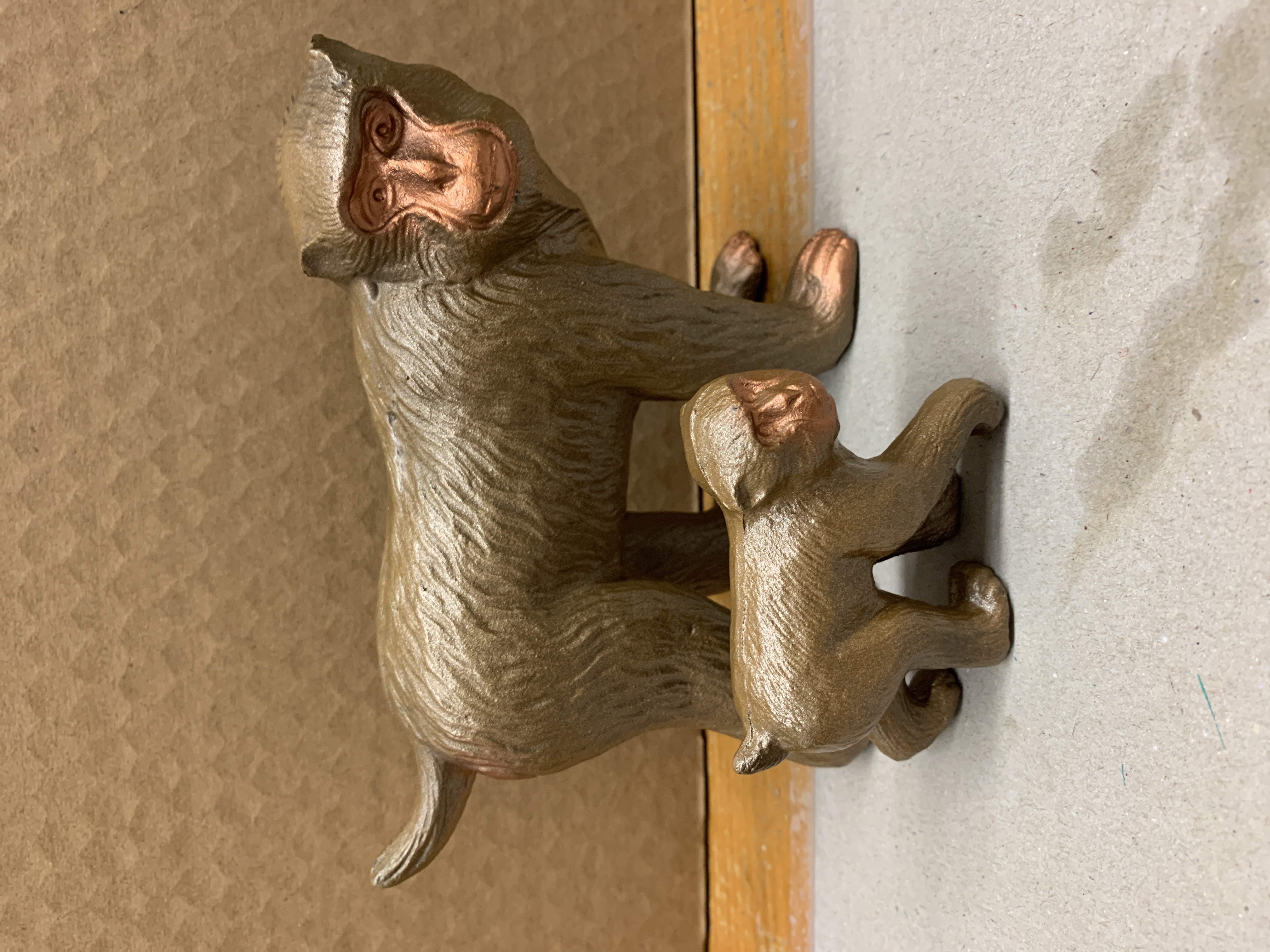 Monkeys bronze two